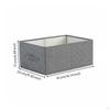 Foldable textile Box adaptable container with Handles Large Capacity Closet Organizer for
