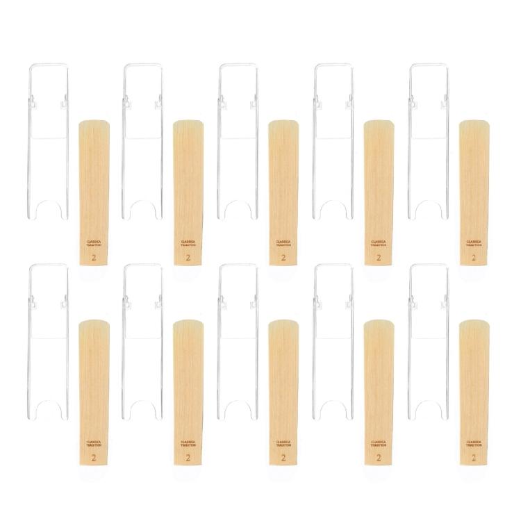 10pcs Bb Soprano Saxophone Reeds Strength 2.0/2.5/3.0 Tone Sax Instrument Reed