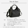 Marie Claire Bis Shoulder Bag for Women, Crossbody, Lightweight, Small, 2-Way Tote Bag, Faux Leather, B5 Size, Neat Design (Black)