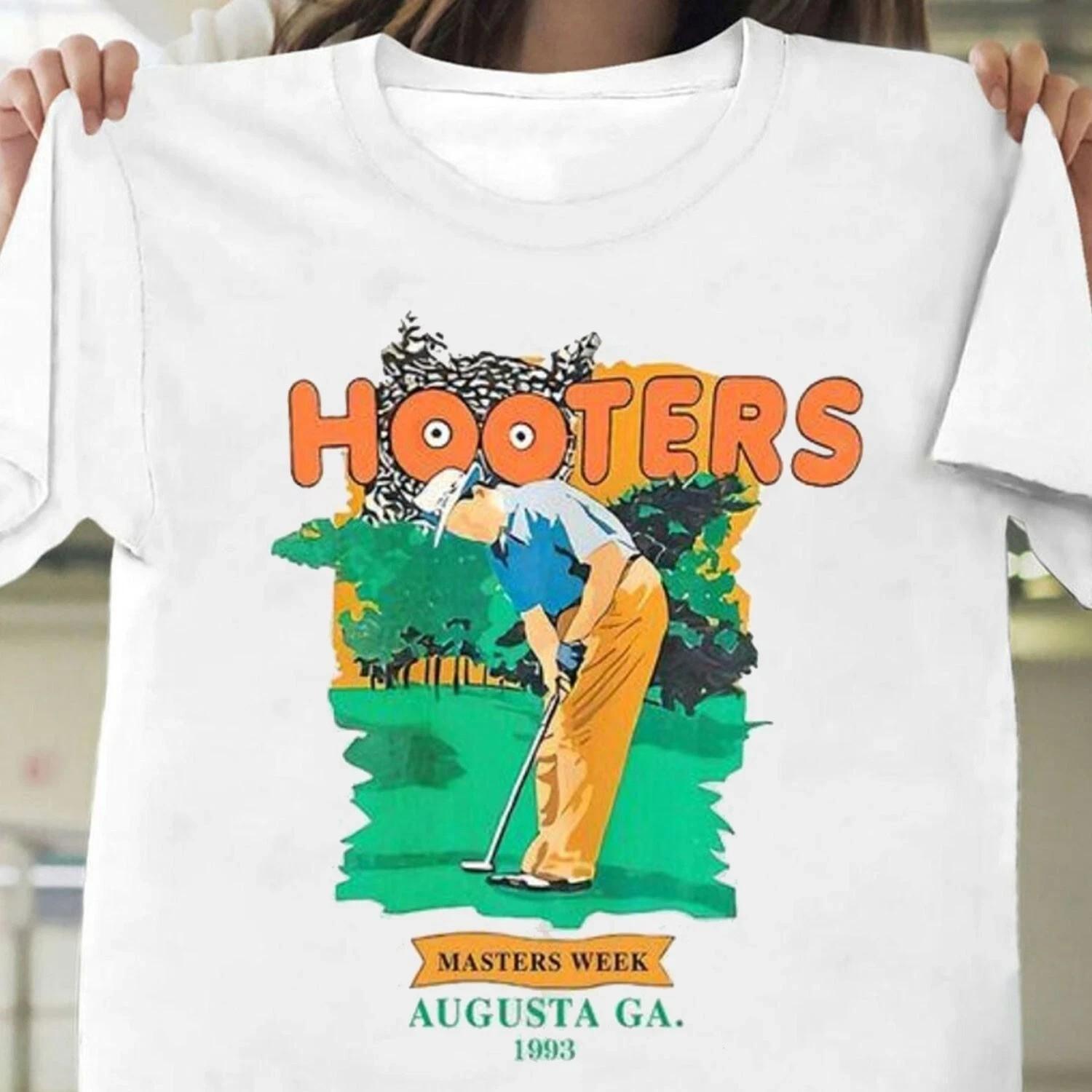 Hooters Masters Week Augusta GA 1993 Golf Vintage Retro 100% Cotton T-shirt Mens Womens Tees Top S