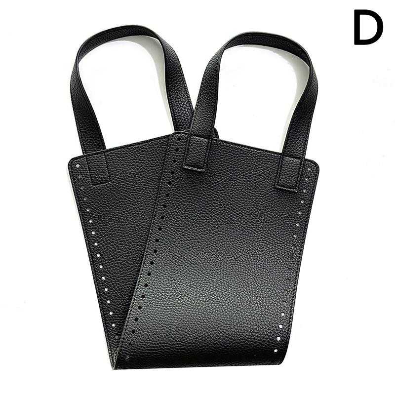 DIY Stricken Häkeln Handtasche Tragetasche Umhängetasche Nähzubehör PU Boden Griffe zum Herstellen von Taschen Häkeltasche Handwerkstasche Teile