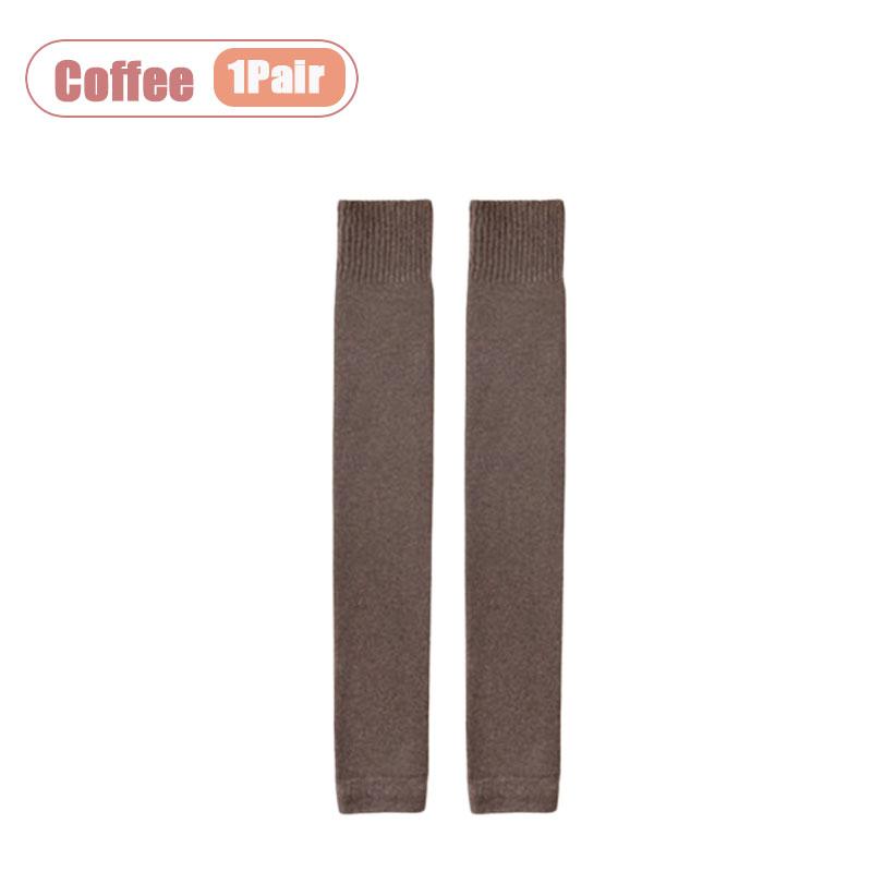 1-20Pairs Over Knee Fleece Lined Thermal Leg Warmers for Women Thick Terry Loop Knee Protector Winter Home Outdoor Sports Cozy