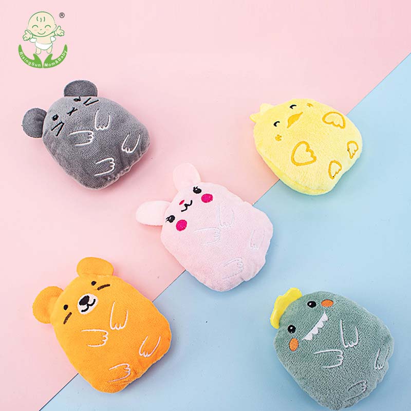 New Cartoon Pet Plush Toys Small Rubber Interactive Antistuffy Bite-Resistant Scratch-Resistant Fun Ringing Paper Sound Cats