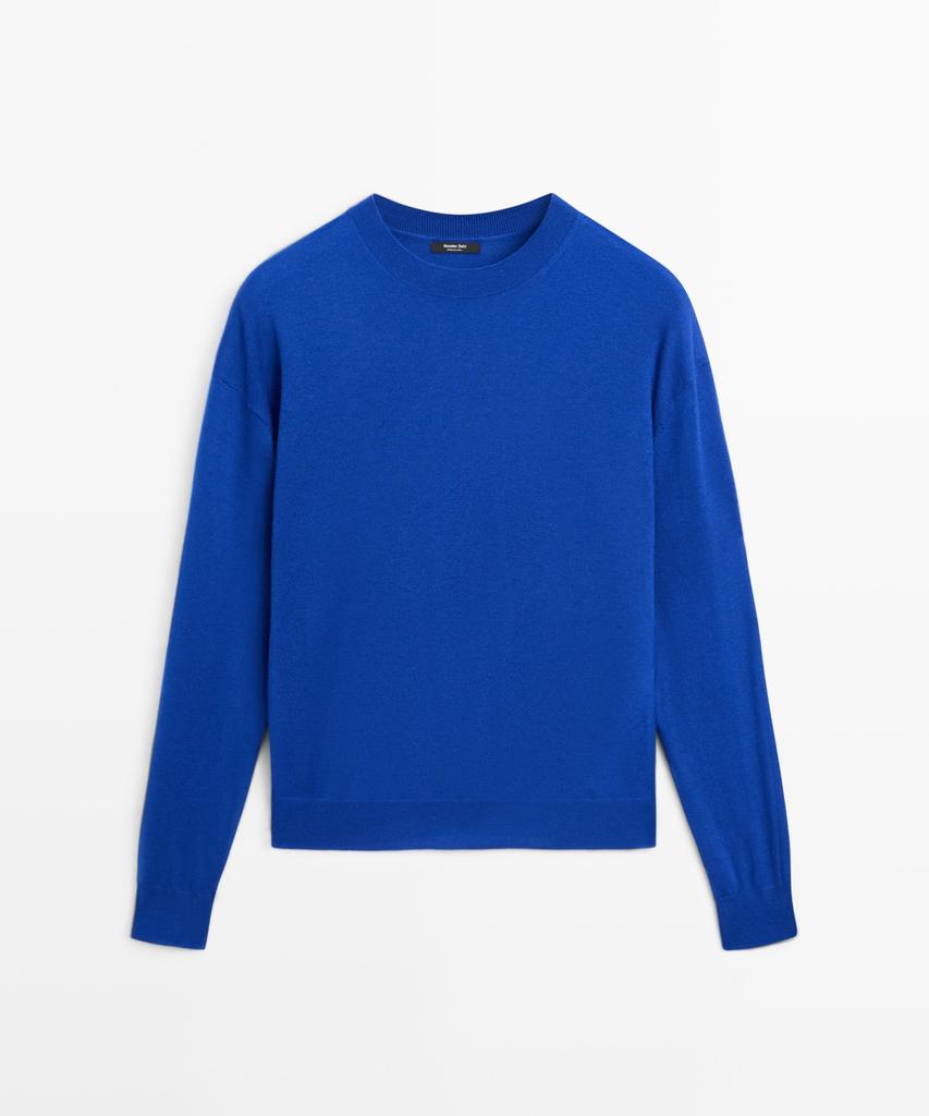 Masimodutti Wool Blend Fine Knit Sweater