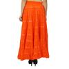 Maxi Beach Wear Cotton Skirt Long Boho Hippie Lace Women Wear