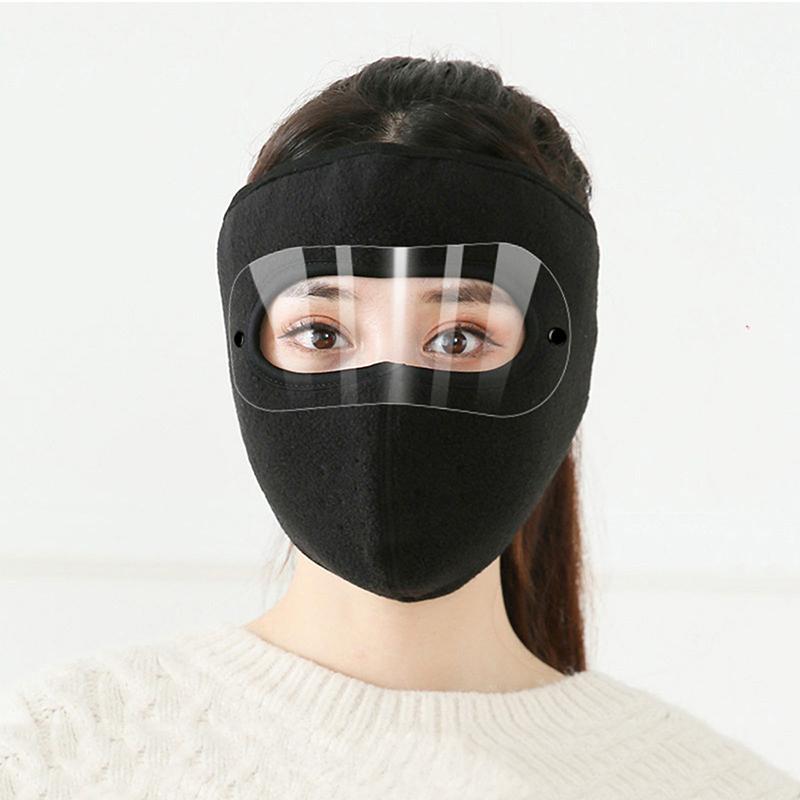 Windproof Anti Dust Full Face Mask Hat Cycling Ski Breathable Masks Eye Shield Hd Anti Fog Goggles Hood Cover Winter Warm Cap