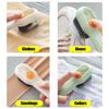 Liquid-filled Shoe Brush, Multi-functional Shoe Cleaning Brush, Household Push-out Soft-bristled Laundry and Cleaning Brush,