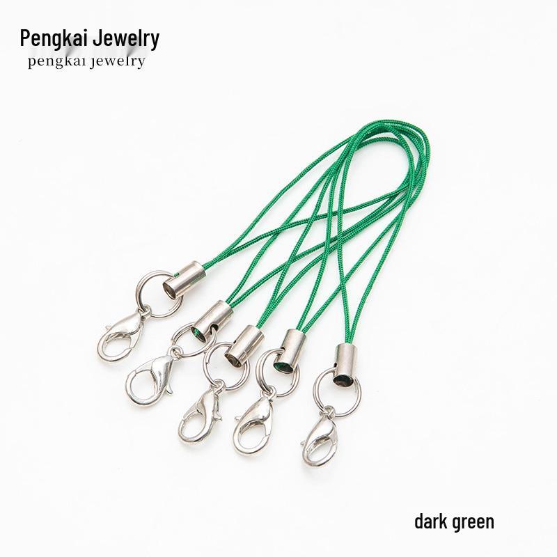 DIY šperky doplňky: 303 Karabina s dvojitým kroužkem šňůrka na mobilní telefon