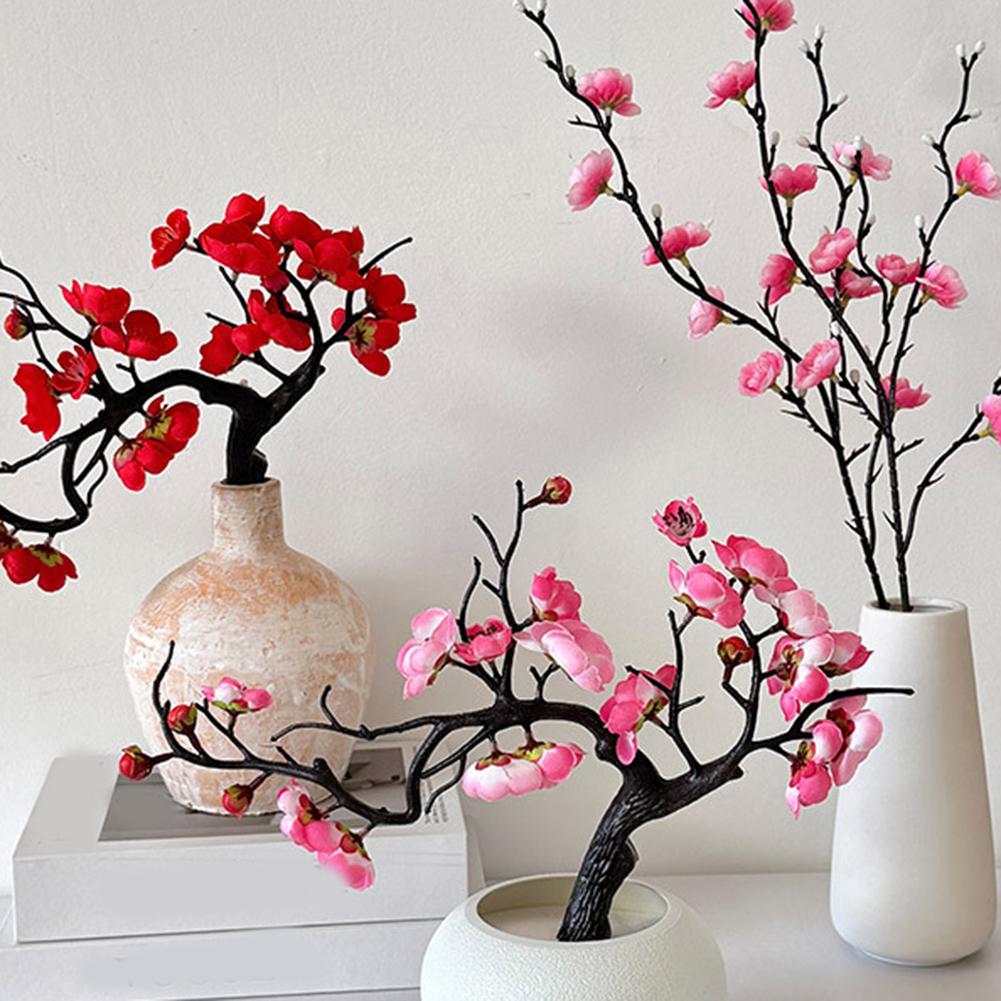 Artificial Flowers Indoor Decoration Plum Blossom Bouquet Good Materials
