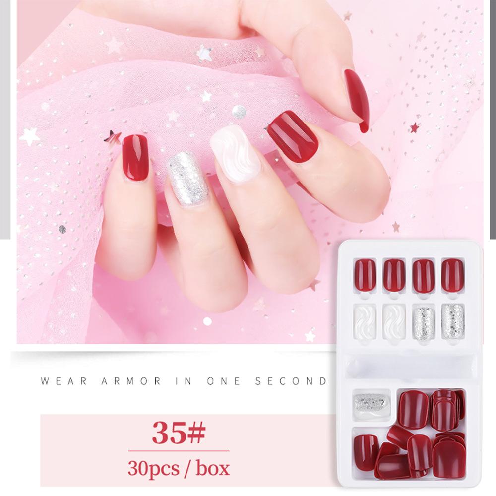 30 Piece Box, Wearable, Detachable, Nail Art