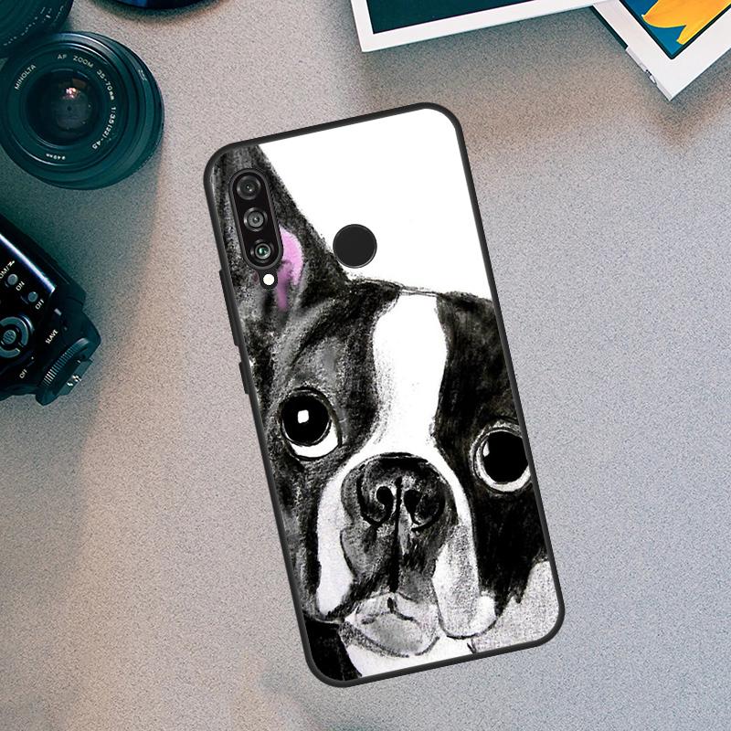 Boston Terrier Dog For Huawei Nova 5T 9 10 SE 3i 7i 8i 11i 12i Y60 Y61 Y70 Y72 Y73 Y90 Y91 P30 P40 Lite Case