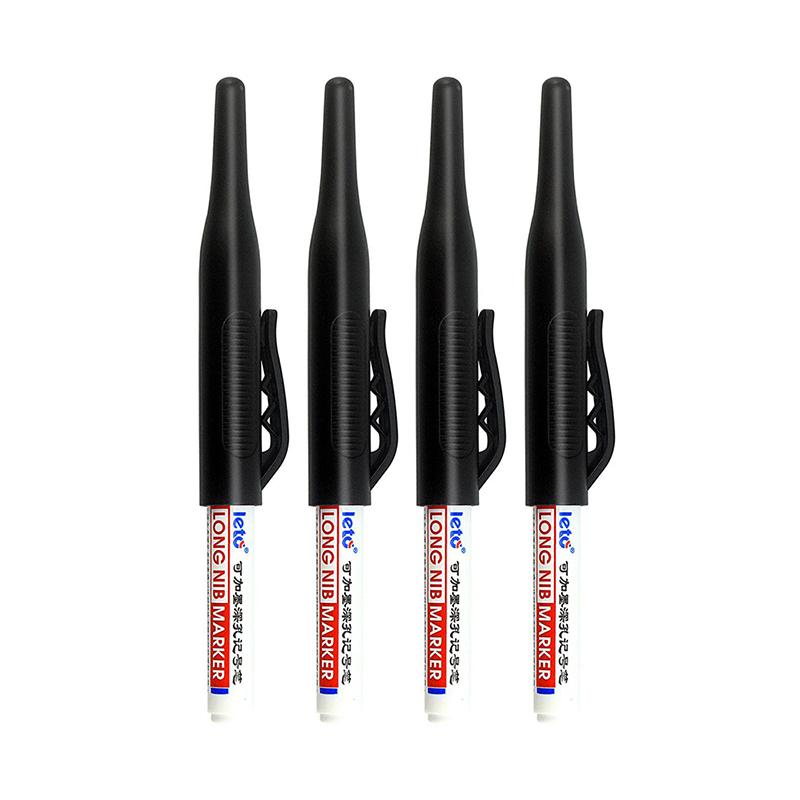 4color Marker Oily 30mm Long Nip Carpentry Renovation Markers Pen,Waterproof Non-Fading Greeting Card Tire Can Not Be Erased