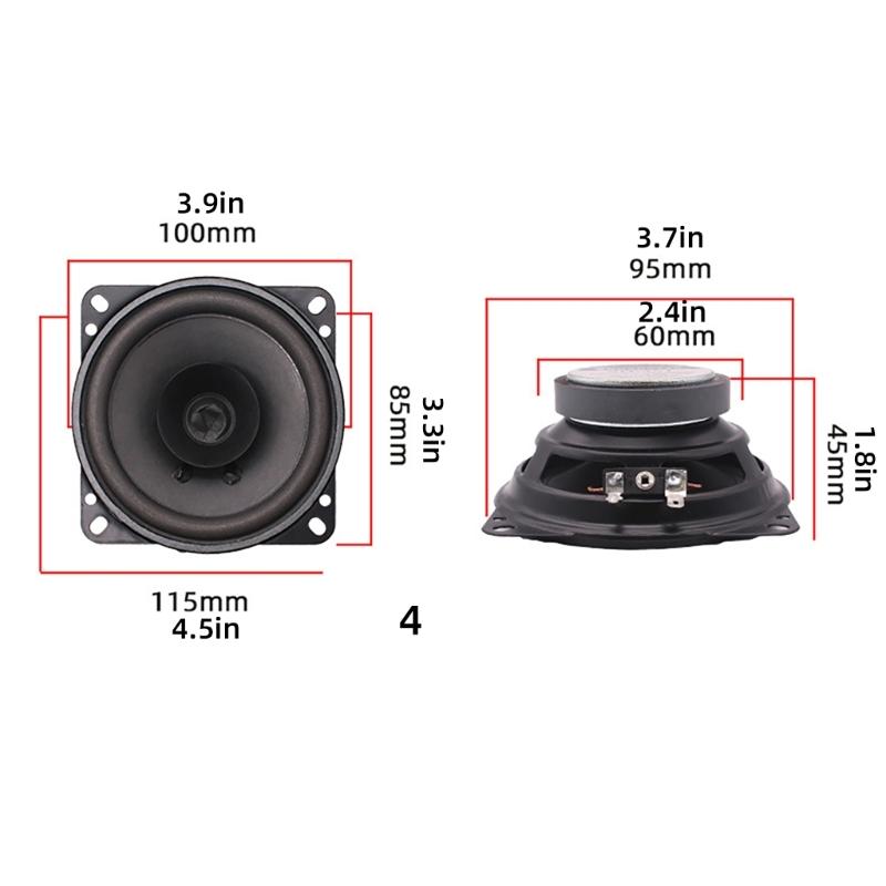 HiFi Speaker, Vehicle Loudspeaker Horn with Wide Frequency Response None Destructive Installation for Music Enthusiasts
