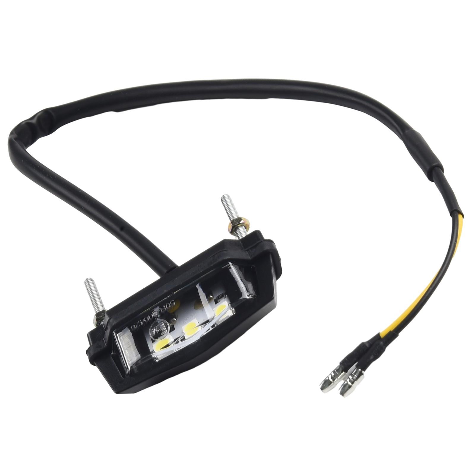 

12 В подсветка номерного знака ABS Пластиковые аксессуары Черный корпус