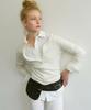 Aobteu Two-Way Henley T-Shirt - Cream