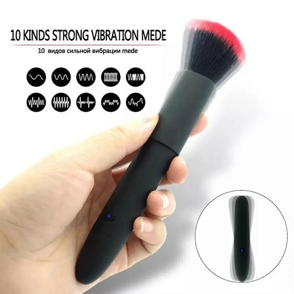Electric Makeup Brush 10 Speed Waterproof USB Charge