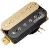 Wilkinson Vintage Tone Alnico 5 Overwound Humbucker Pickup for Electric Guitar Zebra Open-Style Bridge,