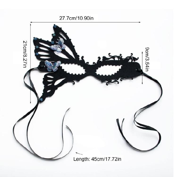 Décorations de Mascarade Masque pour Femmes Fêtes d'Halloween Mascarade