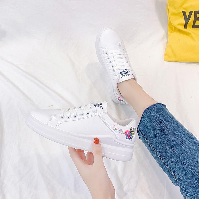 2024 Spring and Autumn New Women's Shoes Breathable Non-slip Casual Shoes with Low-top Board Shoes
