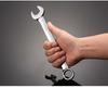 14-Piece Plum Blossom Open-End Double Wrench Set with Hanging Bag