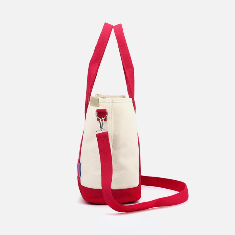 Canvas Bag Multi-pocket Cross-body Female 2024 New Mom Small Leisure Travel Small Shoulder Bag