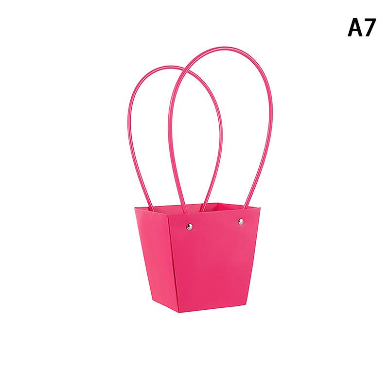 Portable Flower Packaging Box Wedding Decoration Gift Bag Handbag Valentine's Day Birthday Party Decor DIY Bouquet Packaging