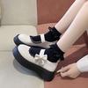 Fashion 2025 New Fashion Lace Women's Pumps Spring Autumn Mary Jane SHOES Sweet Butterfly Knot Platform Casual Lolita Ladies Shoes