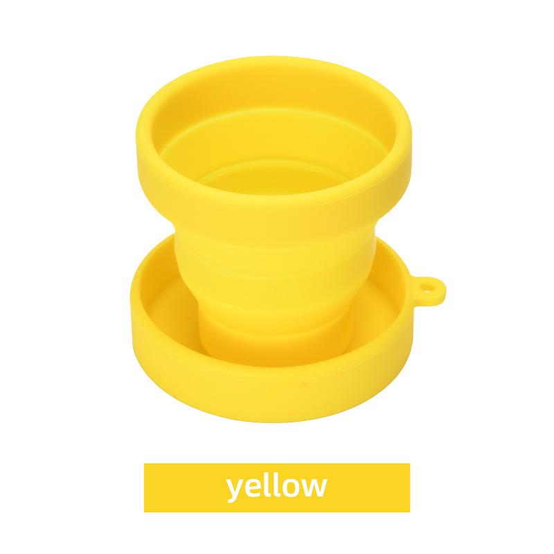 Silicone Foldable Travel Cup - Portable, Anti-Fall, Telescopic, Perfect for Outdoors & Holidays