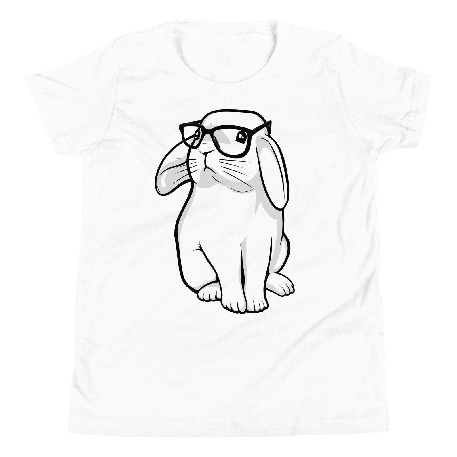 Rabbit Kids Shirt, Girls Bunny Tee, Girls Rabbit Clothes, Bunny Apparel, Rabbit Outfit, Cute Rabbit Shirts, Rabbit Clothing 100