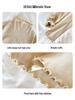 Women's Modal Half-High Neck Base Layer Top, Slim Fit, Ruffle Trim, Long Sleeve Inner Wear for Spring, Autumn, Winter 2025, High-Quality Feel