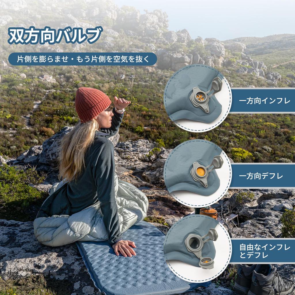 Naturehike Officiell Luftmadrasspump Automatisk Ultrakort Ny Vattencamping Sov i Katastrof Hem Gäst Förvaringsväska Medföljande Matta, Uppblåsning,