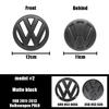 Valve Stems Caps Golf 3 4 MK3 MK4 For VOLKSWAGEN VW 2026 New Emblems 2Pcs Car Emblem Front Grille Rear Trunk Lid Sticker Badge D zw9