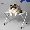 Adjustable Pet Grooming Stand Table with Foldable Stand, Strap, Cat Hammock, 8-Hole Small Dog Tool Washing Station for Bathing, Nail Trimming of Dogs