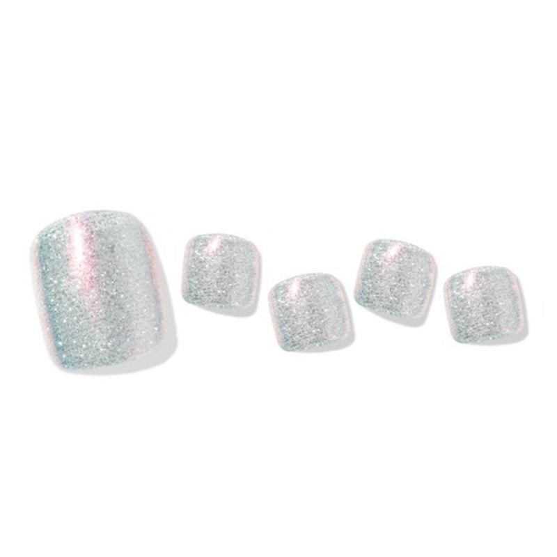 Compre Gel Espelhado Prata Adesivo Gel Pedi 22 peças
