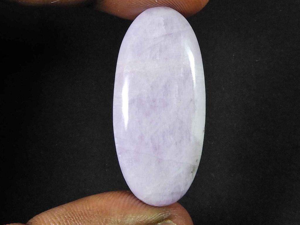 41Cts. Natural Pink Kunzite Oval Cabochon Loose Crytsal Gemstone 17X39X5MM SK-1787