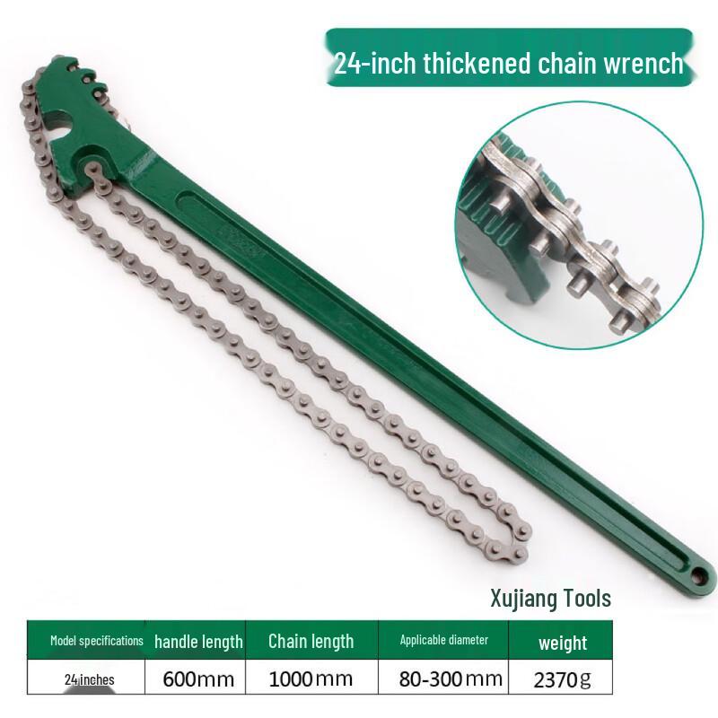 Changlu 24-inch Chain Strap Oil Filter Wrench