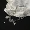 Ins Cold Wind Hip-hop Trend Simple Bracelet Shiny Star Copper Bracelet Pentagram Cool Girl Temperament Fashion Jewelry