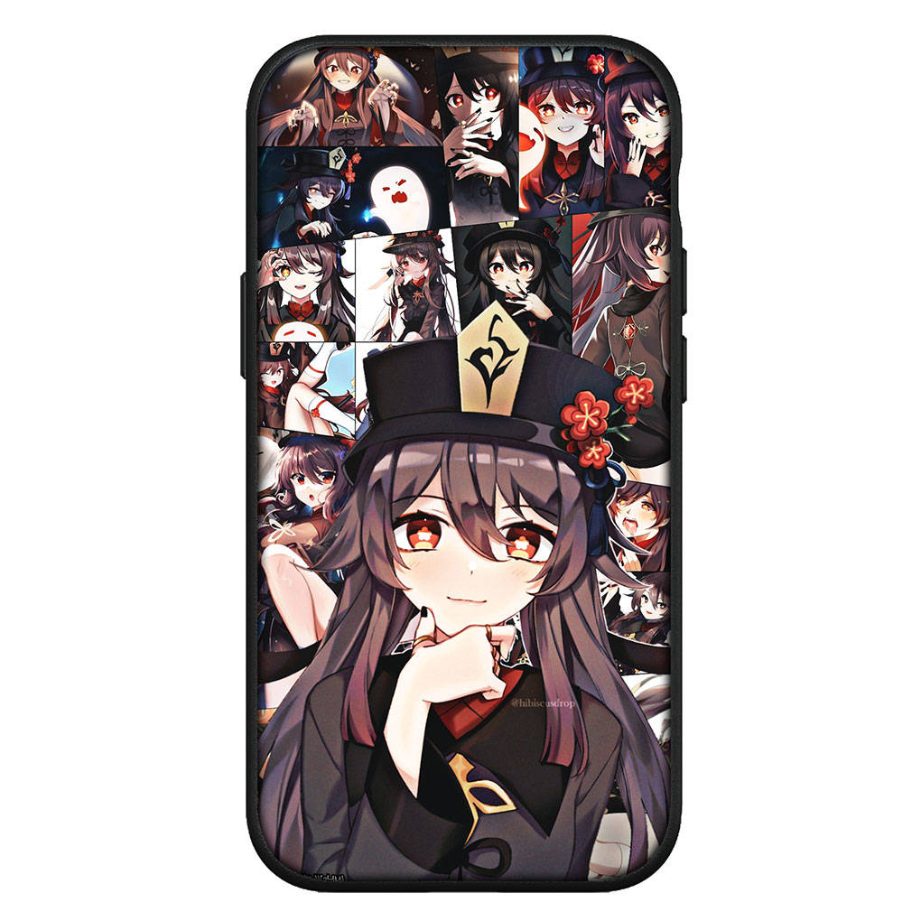 For Samsung Galaxy S24 S23 iPhone 16 15 14 Xiaomi Redmi Note 13 12 11 10 Plus 9 Pro Max X XR Phone Case Hutao Genshin Impact Hu Tao OPPO Huawei Cover