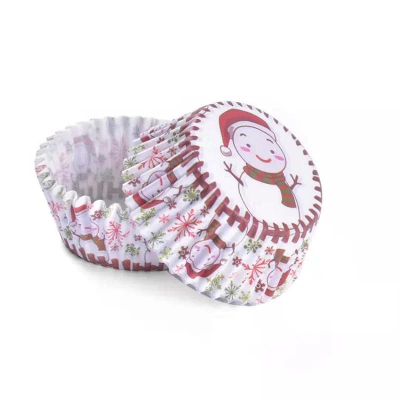 Cake Topper, Pastry Decoration Tool, Kitchen Accessories, Rainbow Cake Paper Lining, Cup Cake, Baking Pan, Muffin Box, 100Pcs