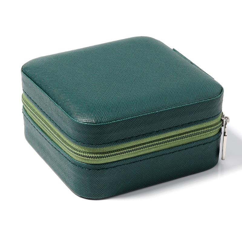Portable Jewelry Storage Box Mini PU Leather Travel Organizer For Jewelry Bracelets Necklace Ring Earrings Gifts  Display Box