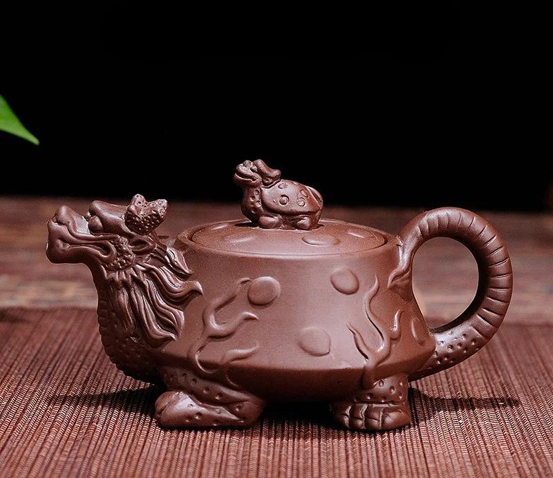 Traditional Chinese Tea Pot Red Purple Clay Teapot Teapots Puer Tea Set and Coffee Yixing Kettle Clay Gaiwan Teeware Teware Cup коричневый