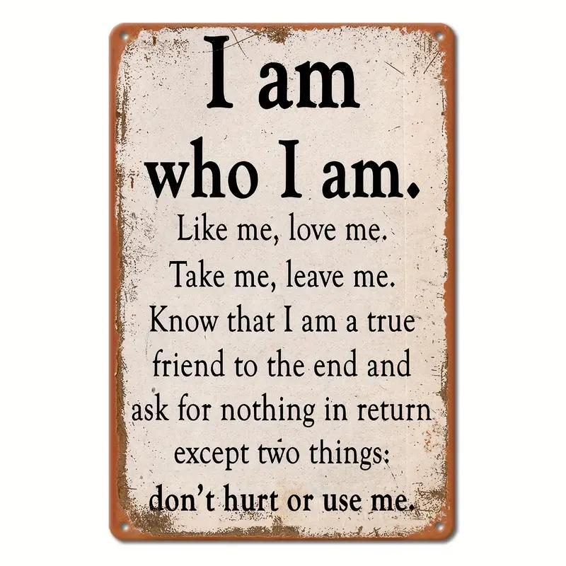 Humorous Satirical Phrases Aluminum Sign Vintage Metal Sign For Home, Cafe Bar Club, Garage, Spaces LivingRoom Wall Decor