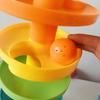 Little Hippo Rolling Caddy Colorful Spinning Track Rolling Ball Toy