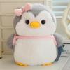 Cross-Border Penguin Backpack with Bowknot Plush Toy Figure