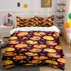 Orange Faces, Blue Stars. Bedding Sets Duvet Cover Sets Duvet Covers Pillowcases(1 * Duvet Cover 2 * Pillowcases, Without Duvet Insert)