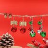 2026 new Christmas three-piece combination earrings set wholesale, creative Christmas red and green bell stud earrings
