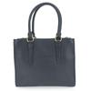 Used COACH Handbag Crosby Carryall F14928 leather Navy 2WAYShoulder