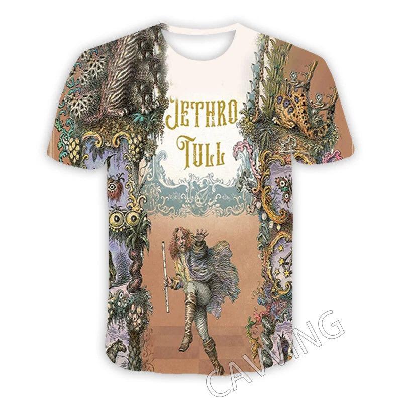 New Classic Jethro Tull Rock 3D Print T-shirts For Men Women Hip Hop Trend T Shirt Y2k Top Oversized Street Style Men's Clothing