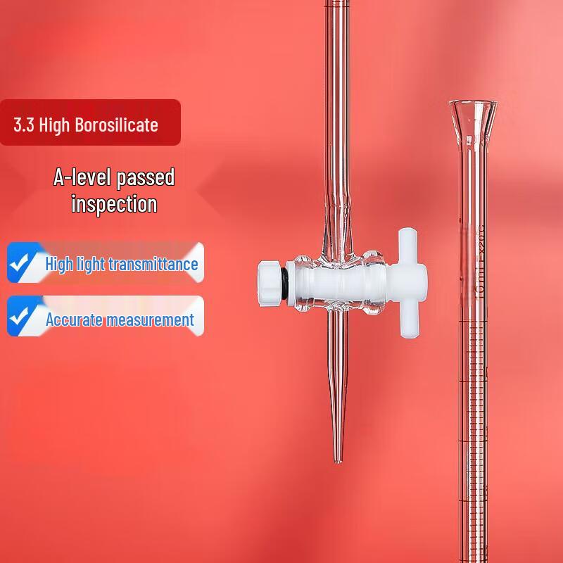 Gongdengdeng 50ml Transparent Acid Burette