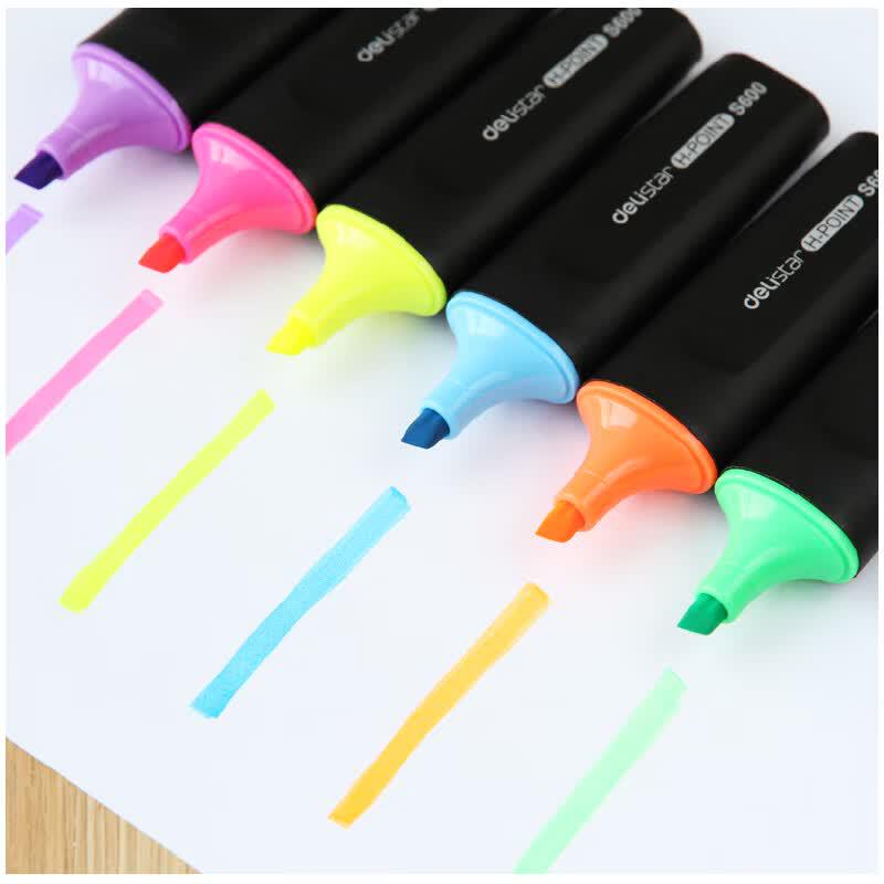 Deli S600 Highlighter Pen Set